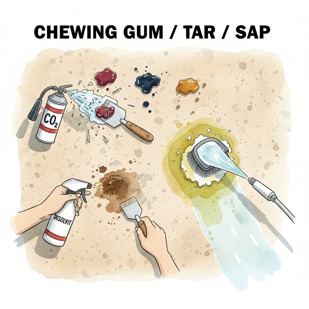 CHEWING GUM – TAR – TREE SAP 